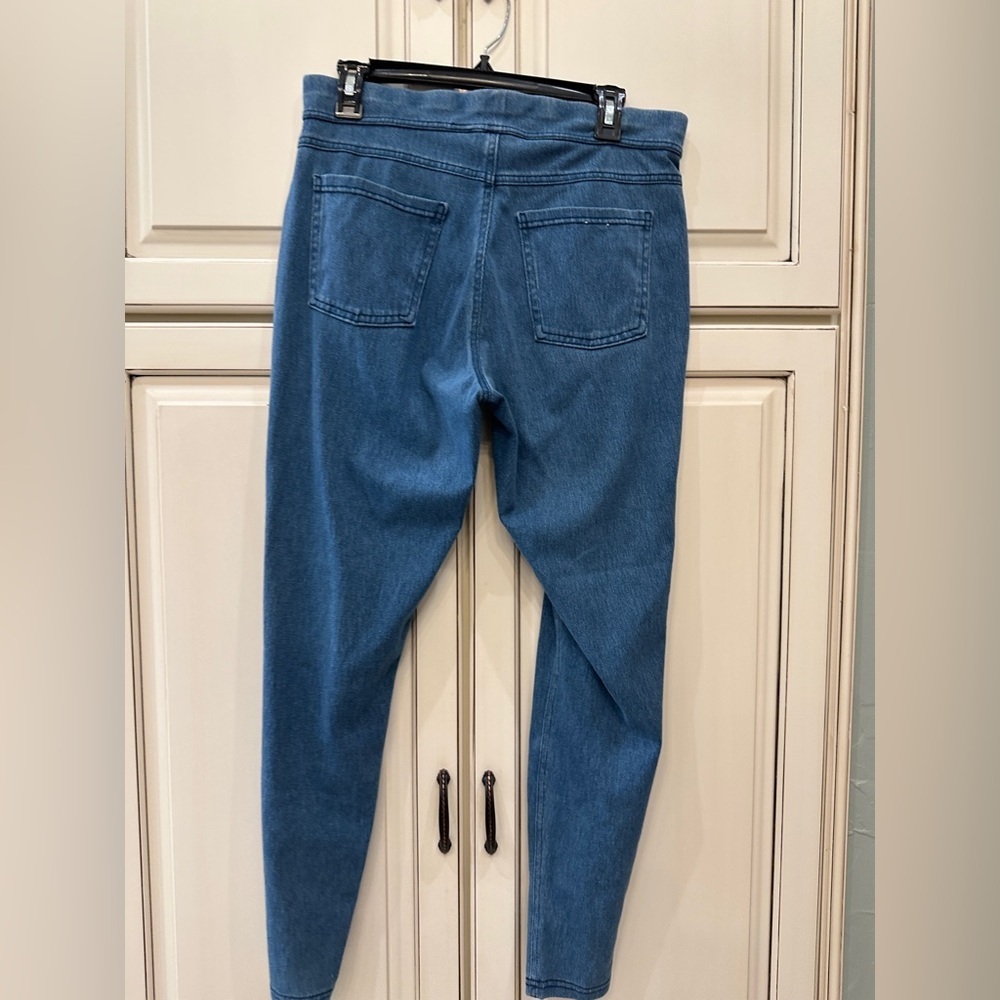 Classic Blue Women's Jeggings - Picture 3 of 4